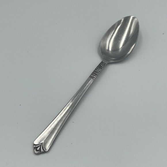 Vintage Orleans Silver ORL31 Stainless Korea Silverware Serving Spoon 8.5” 8 1/2 - Picture 8 of 10